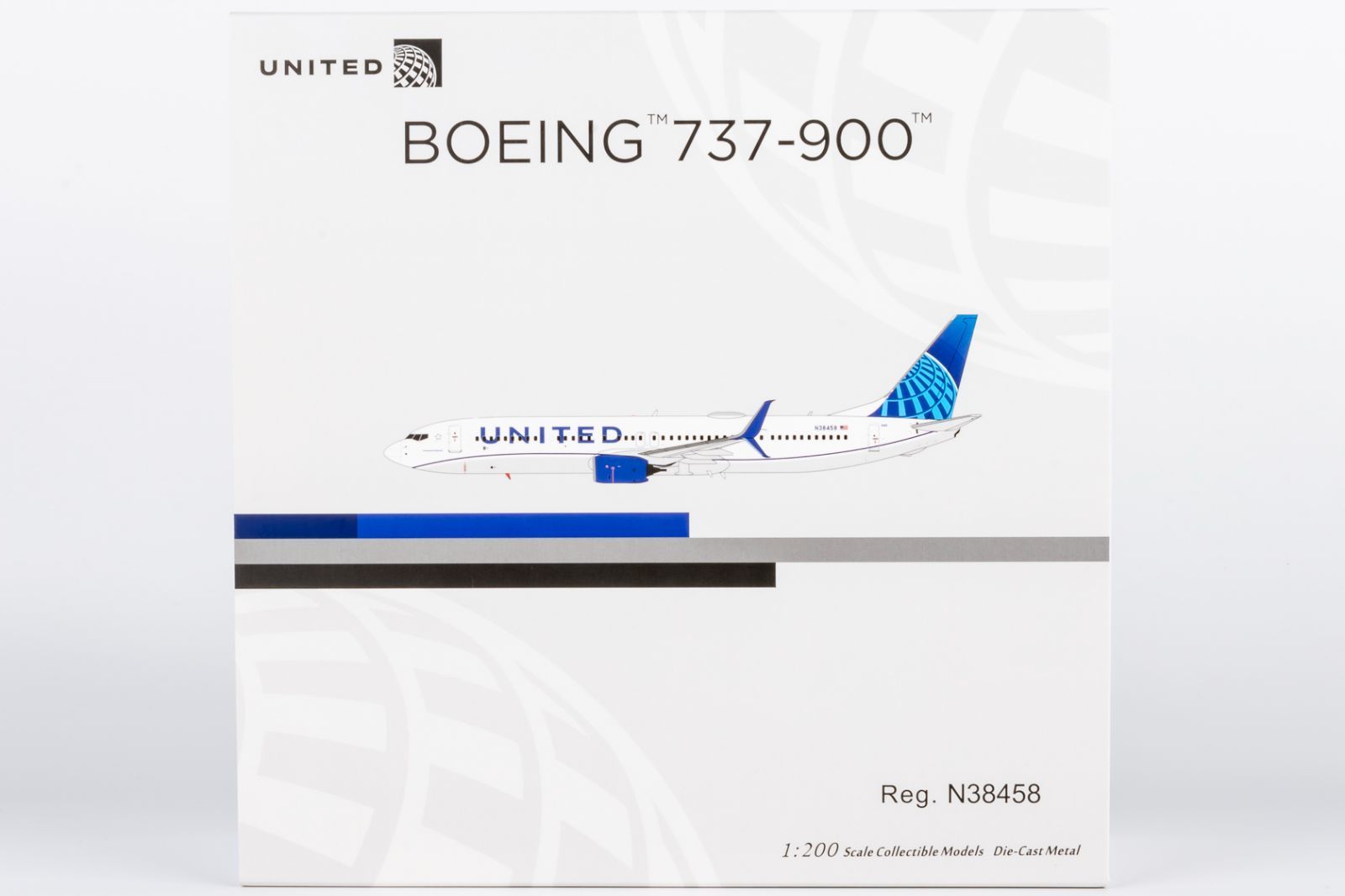ユナイテッド航空 737-900ER N38458 1/200 NG Models United Airlines Boeing 737-900ER/w N68843 79008