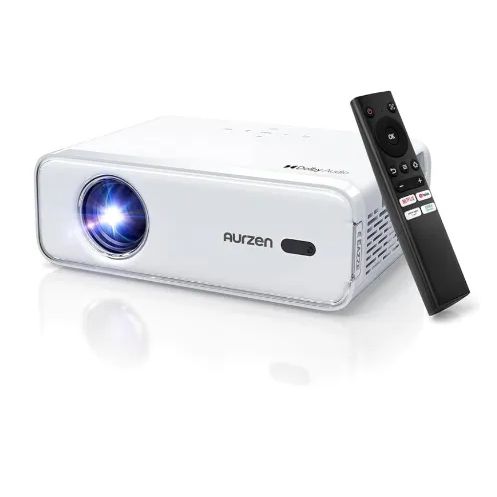 Aurzen プロジェクター 家庭用 小型【2025新進化・Netflix即起動】天井