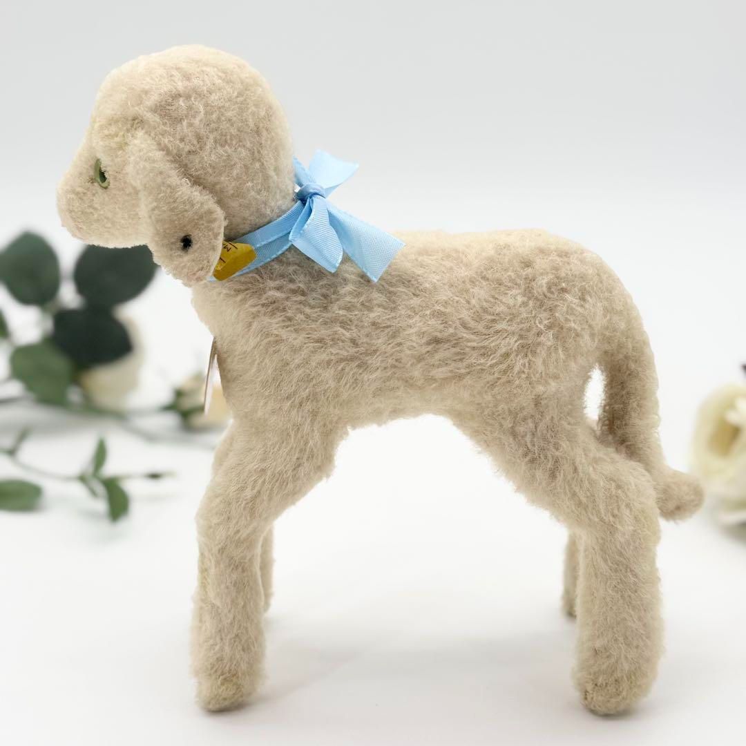 Steiff シュタイフ ラム ランビー ひつじ　羊　14cm アンティーク eb80b3e45b12ce3ee87c16339f621c
