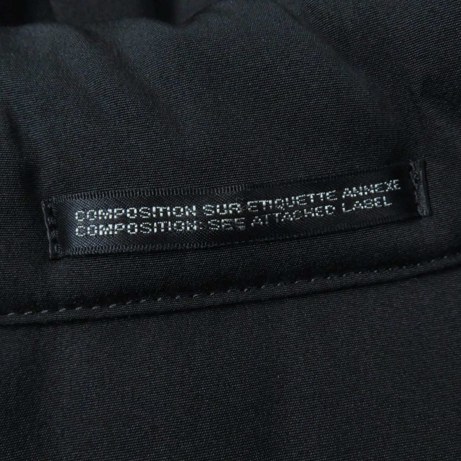 極美品☆Yohji Yamamoto ヨウジヤマモト FM-D13-406 シルク100  