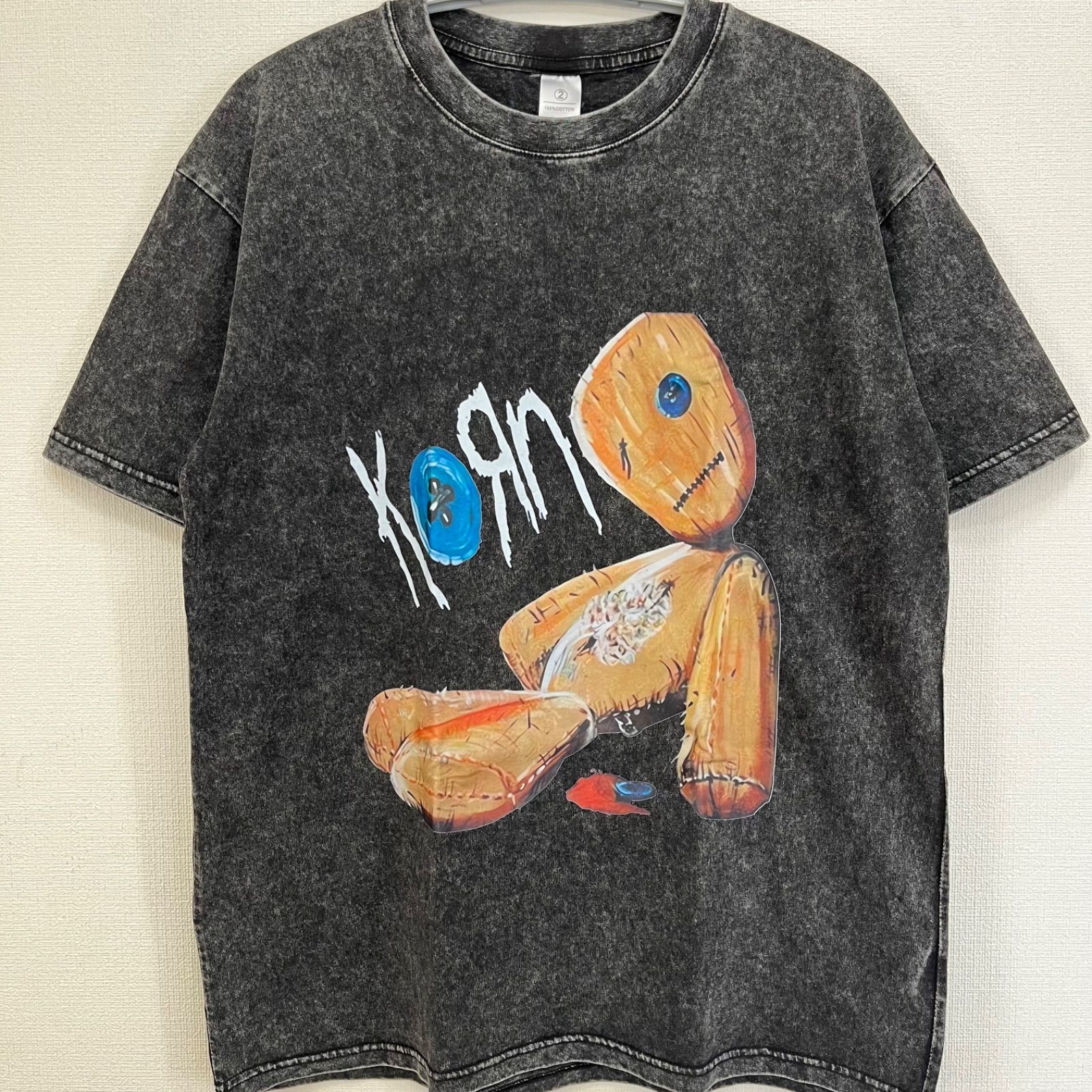 KORN コーン バンドTシャツ Lサイズ ウォッシュド加工 ヴィンテージ 