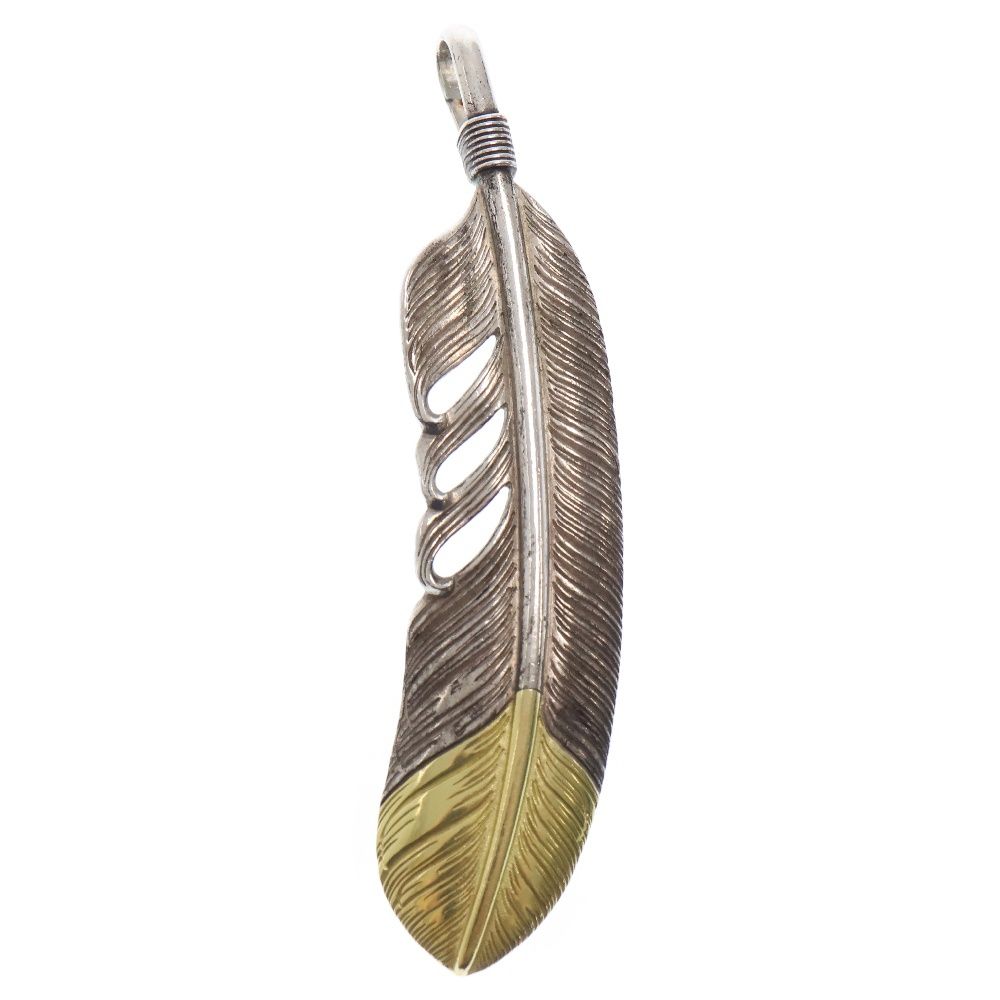 wingrock ウィングロック 先金フェザー チェーン ネックレス セット