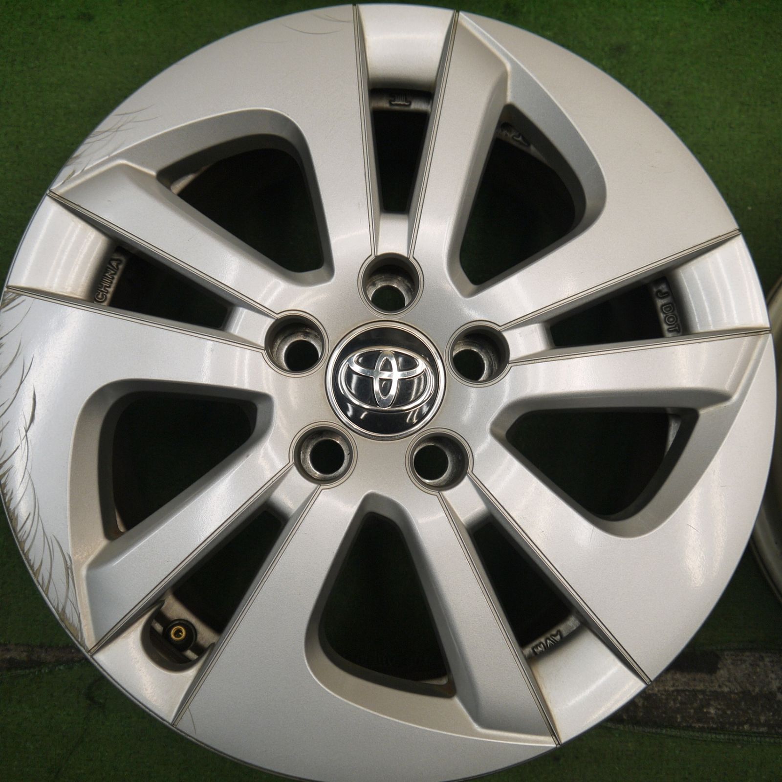 送料無料] 4本価格☆トヨタ 50系 プリウス 純正 ホイール 15インチ 15