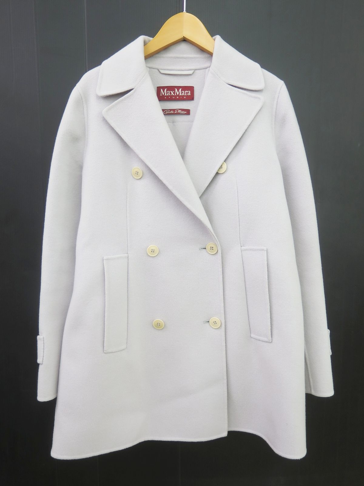 近年美品 S MaxMara マックスマーラ クチートアマーノ コート