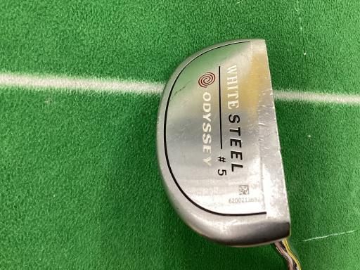 中古】 オデッセイ WHITE STEEL #5 34インチ パター PT スチール