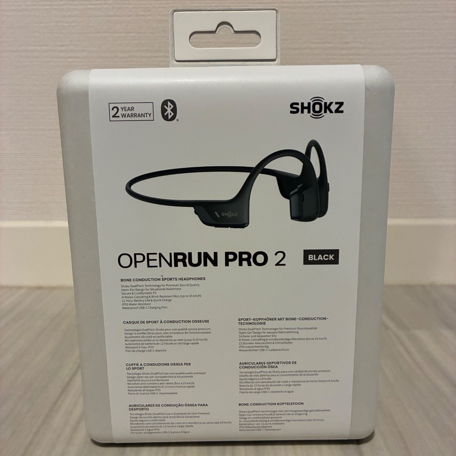 SHOKZ OPEN RUN PRO 2 ショックス オープンラン プロ 2 ブラック 新品