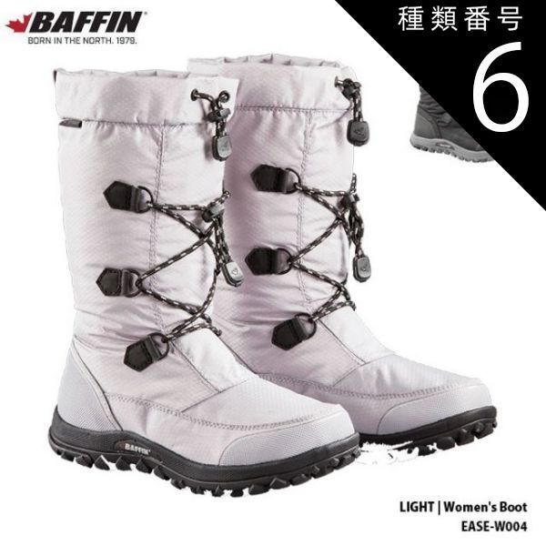 種類6：BLACK/11/27.5cm スノーブーツ スノートレ レディース BAFFIN LIGHT EASE-W007 女性用 防寒靴 ウィンターブーツ 日本正規品