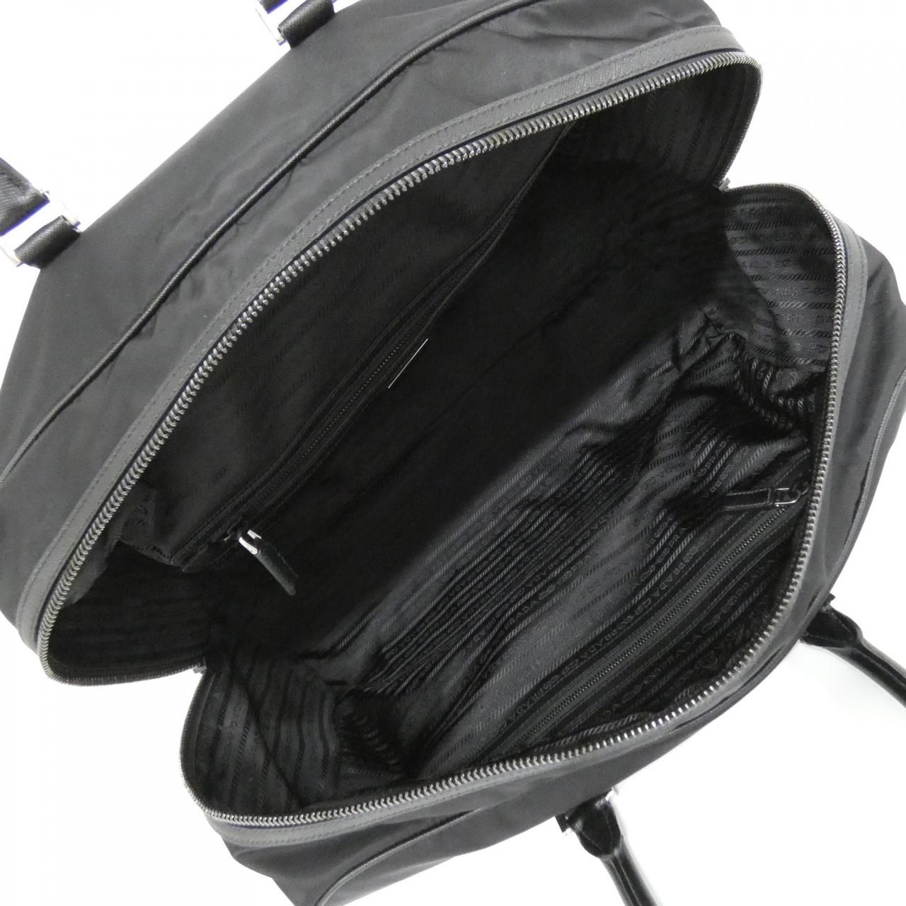 PRADA(プラダ) ボストンバッグ - 2VC014 黒 本体ロックなし ナイロン