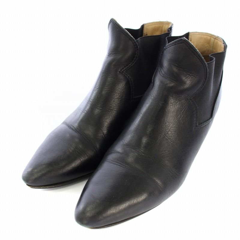 アクネ Acne ALMA ショートブーツ サイドゴアブーツ レザー 39