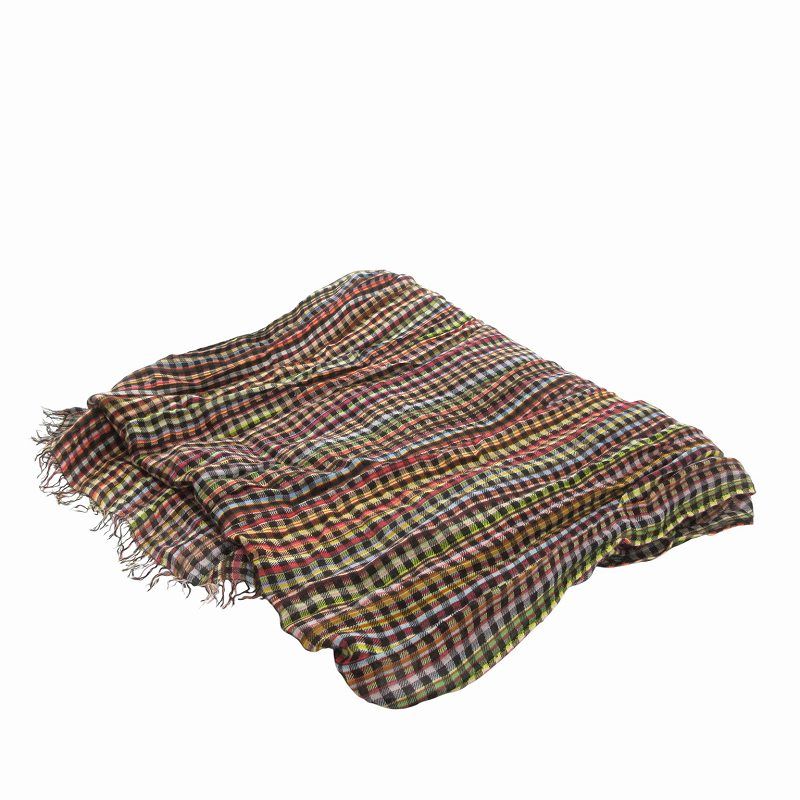 未使用Paul Smithポールスミス マフラーストールショールメンズレディース ポールスミス PAUL SMITH ストール マフラー チェック柄 マルチ