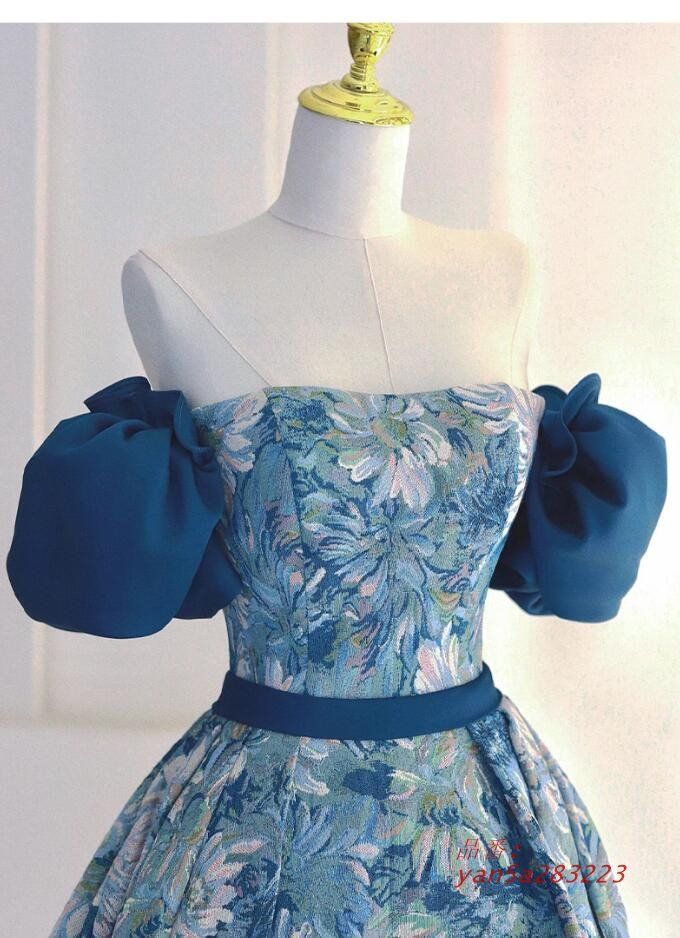 演奏会ドレス ブルー