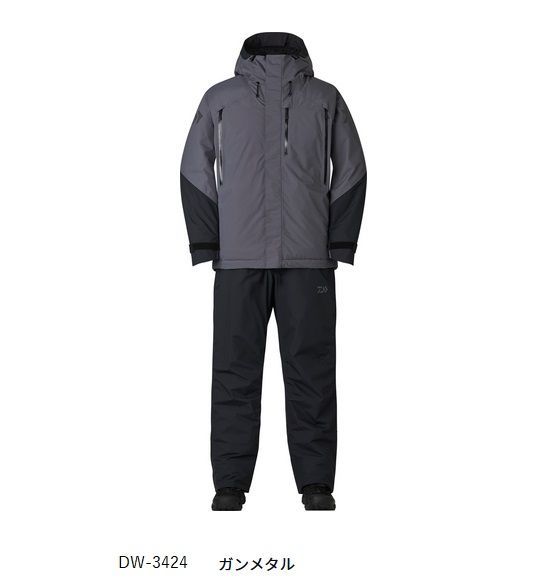 ダイワ◇RAINMAXハイロフトウィンタースーツ DW-3424（ガンメタル