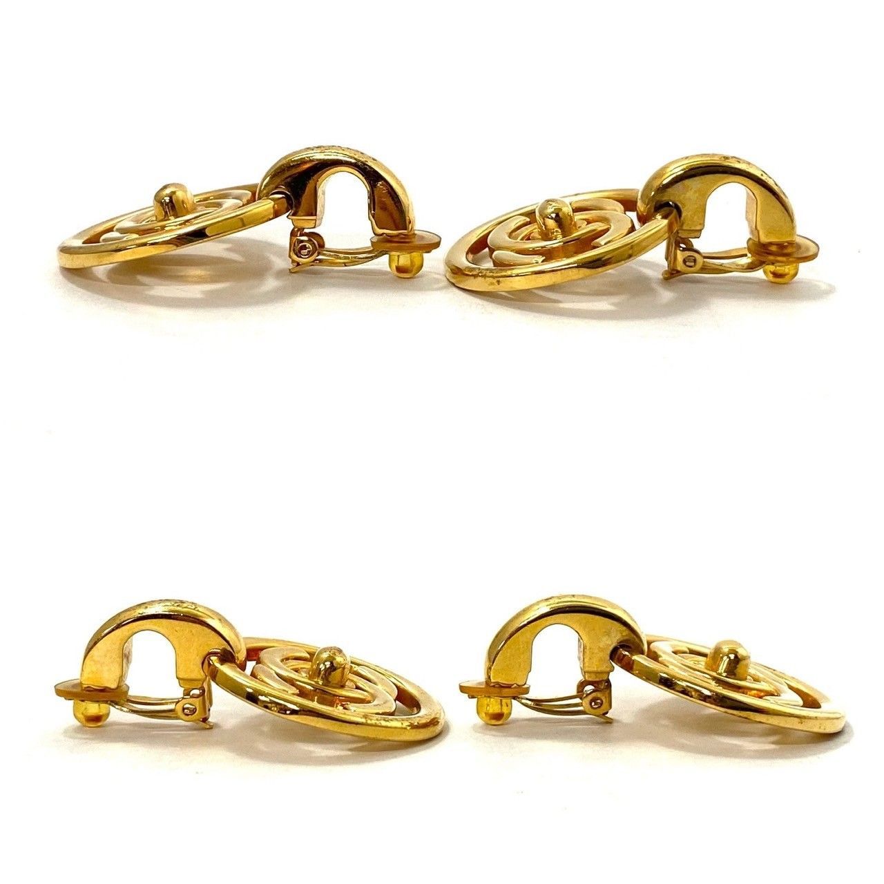 CHANEL】ココマーク イヤリング 97 P ゴールド/金カラー ターンロック 
