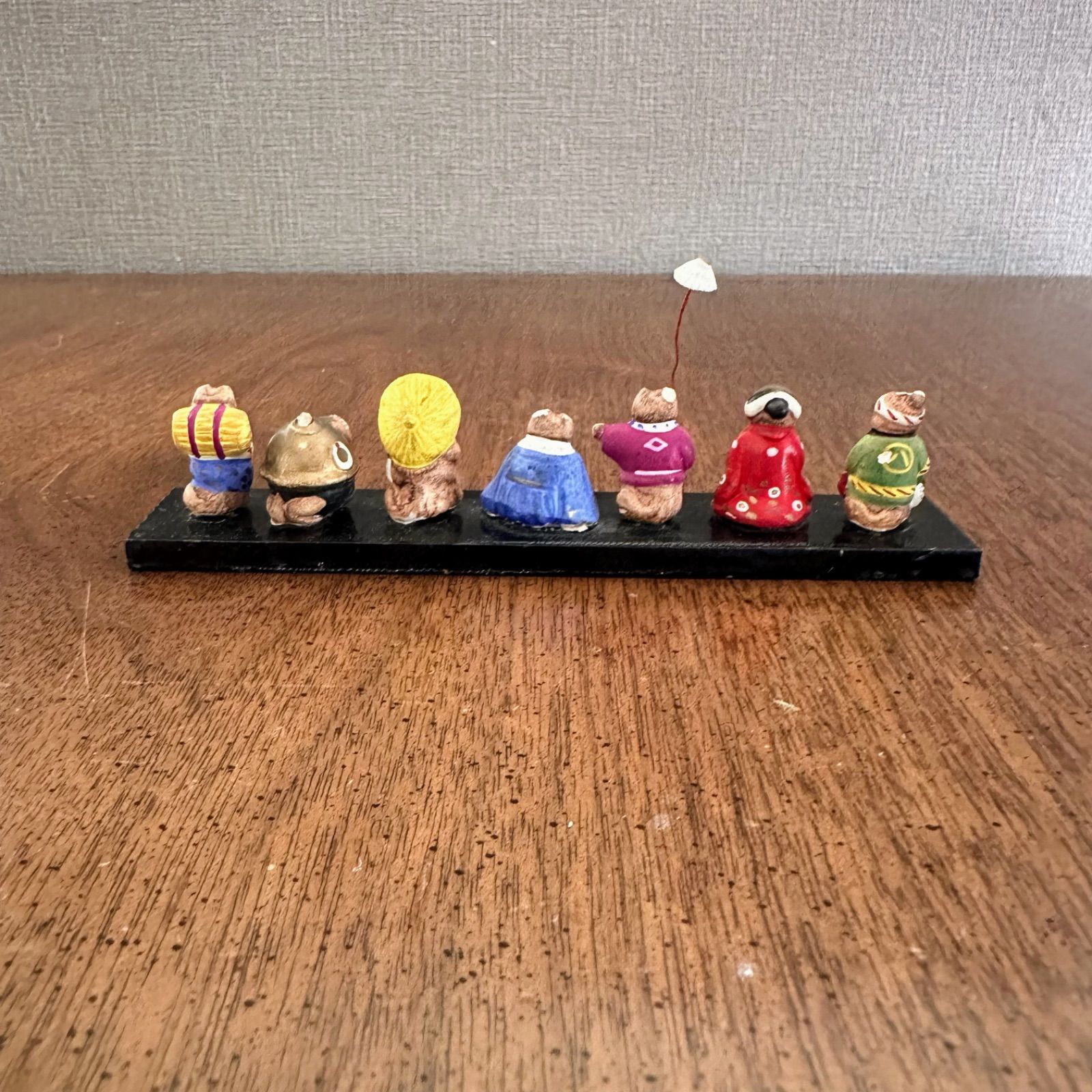 共箱付き 化け狸 七化狸 置物 昭和 ヴィンテージ レトロ ミニ