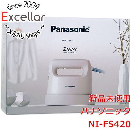 bn:2] Panasonic 衣類スチーマー NI-FS420-W ホワイト - 家電・PC