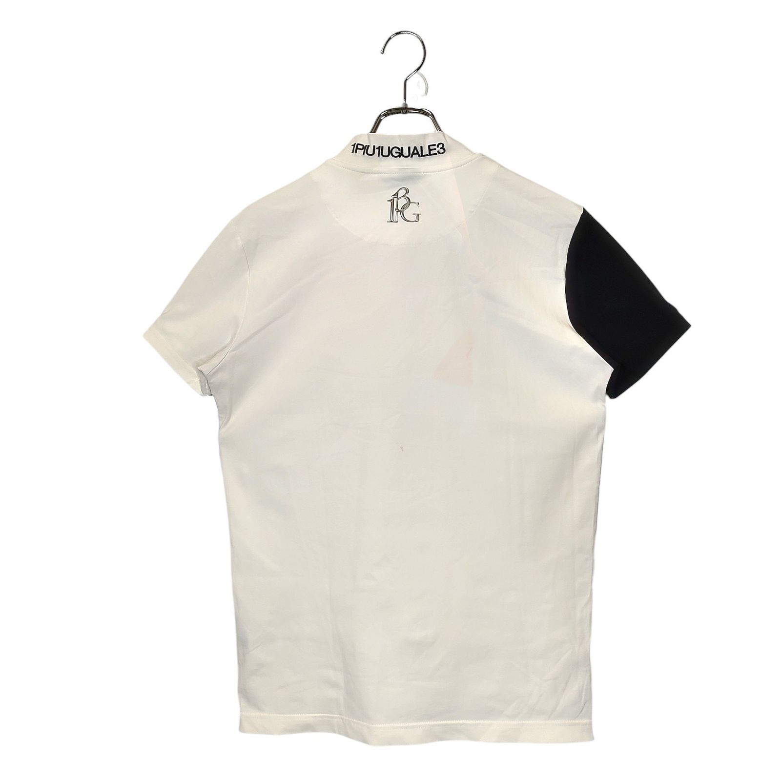 【未使用品】1piu1uguale3 GOLF モックネック半袖 サイズ4 1PIU1UGUALE3 GOLF 半袖モックネックTシャツ パープル系 5