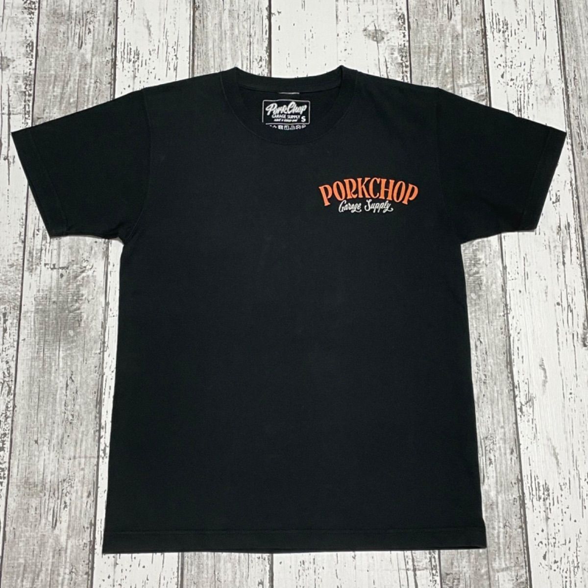 ☆美品☆ PORKCHOP バックプリントTシャツ S ポークチョップ - メルカリ