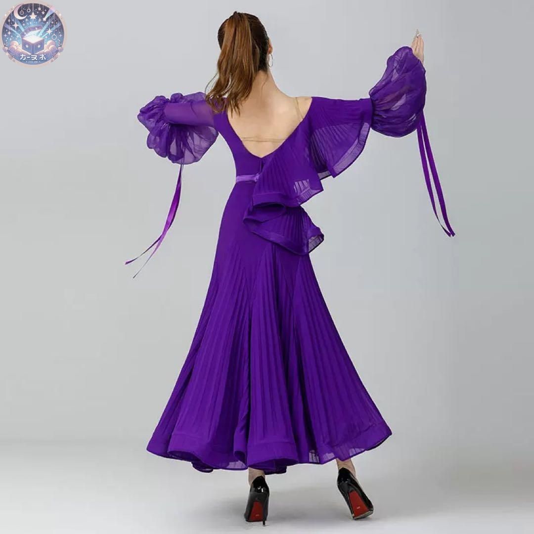 輝くストーン付きスタンダードドレス✨競技会や発表会、デモにオススメ