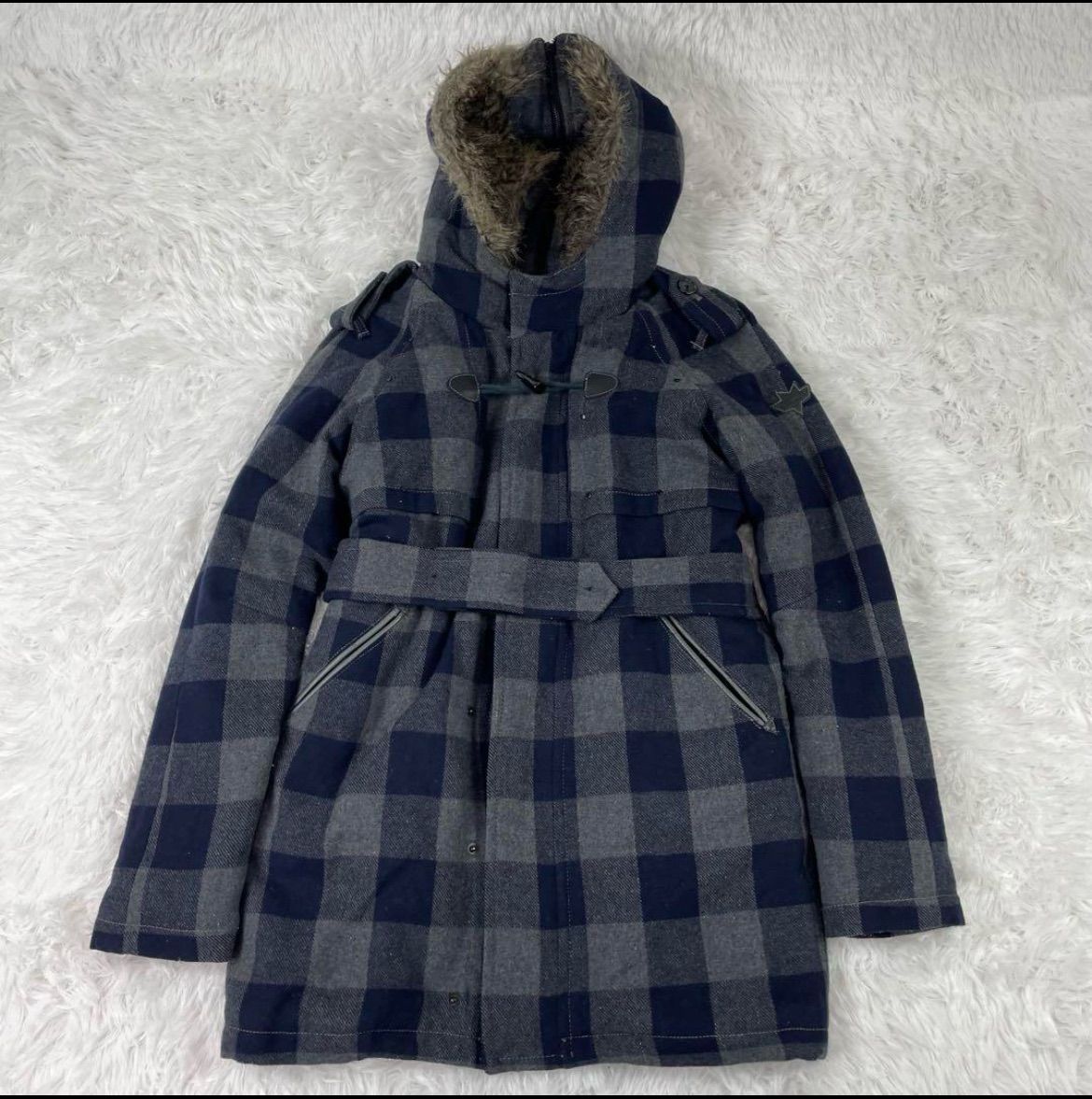DIESEL ダッフルコート キルティング ウール S 袖ワッペン y2k