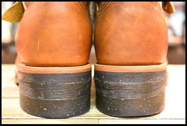 9E 美品 黒タグ】Chippewa チペワ エンジニア 1901M05 茶 タン