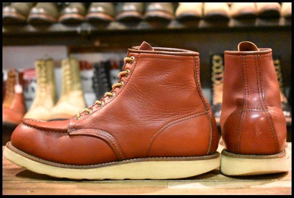 レッドウイング 875 半円犬タグ 7.5E 箱付き ビブラムソール 90s レッドウイング 875 半円犬タグ 7.5E 箱付き ビブラムソール 90s