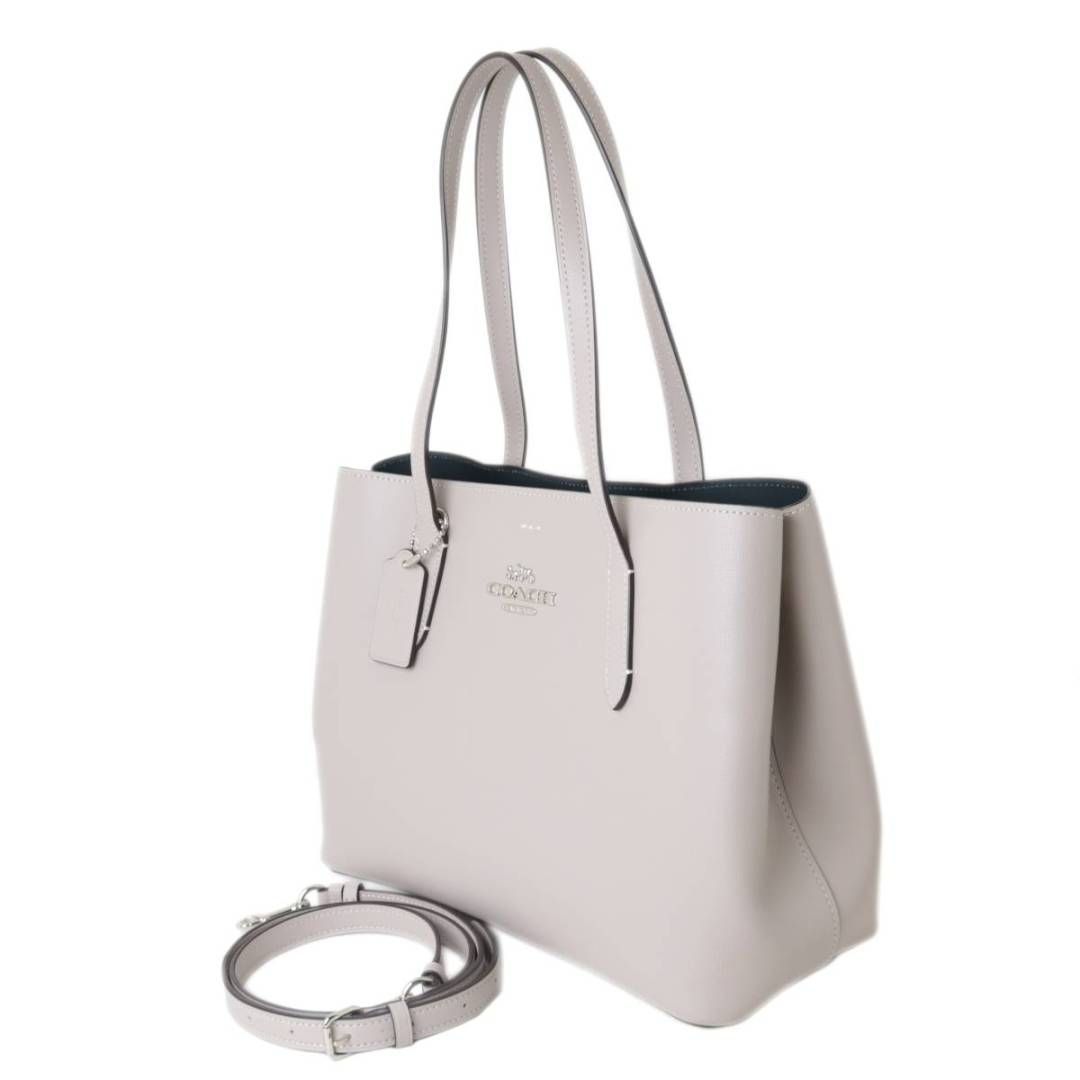 COACH/コーチ 2way ダブルフェイス レザーキャリオール トートバッグ 