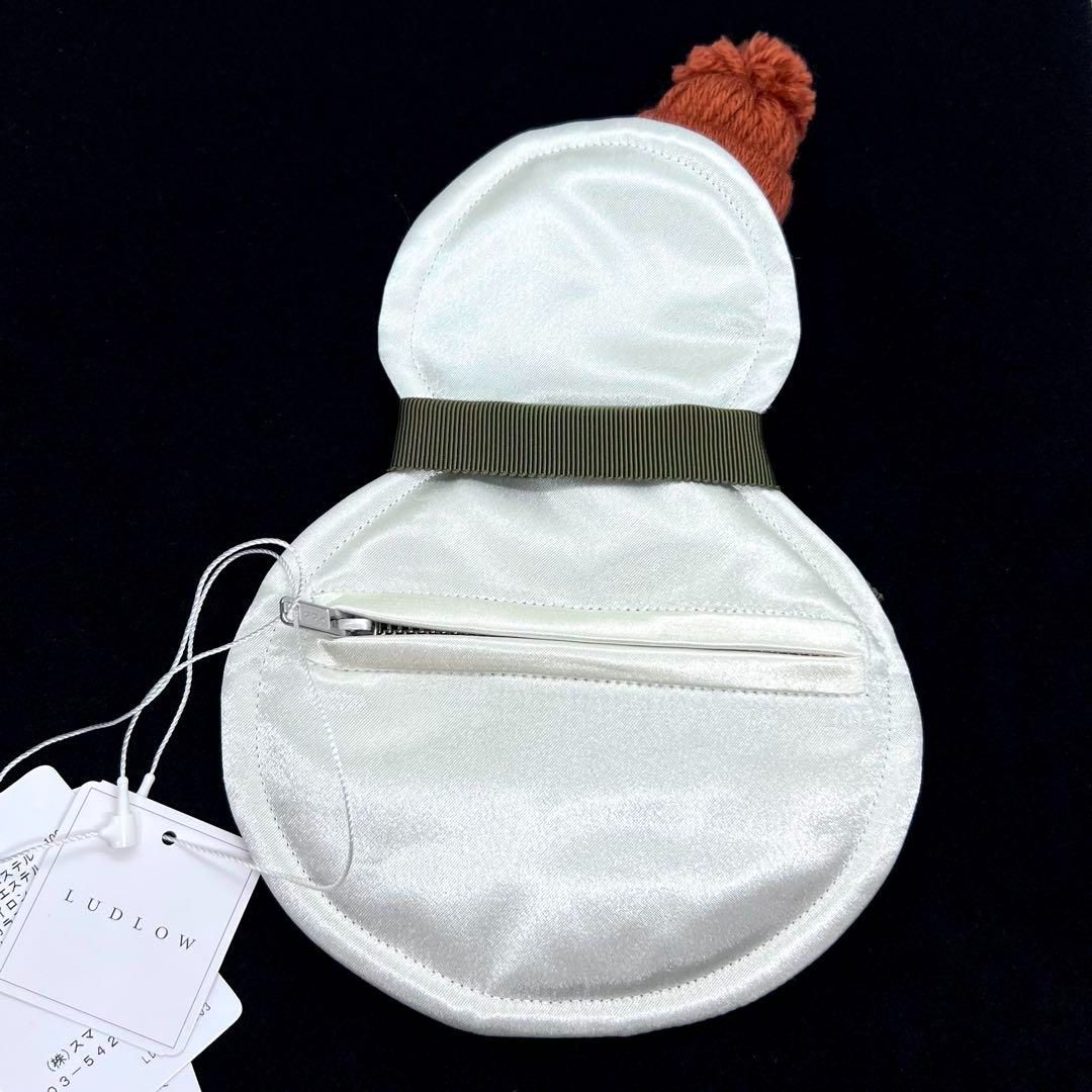 未使用☆ LUDLOW ラドロー ポーチ スノーマン 雪だるま タグ付き 保存  