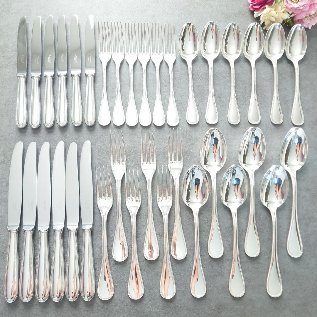 クリストフル パール テーブルサイズ デザートサイズ 36点