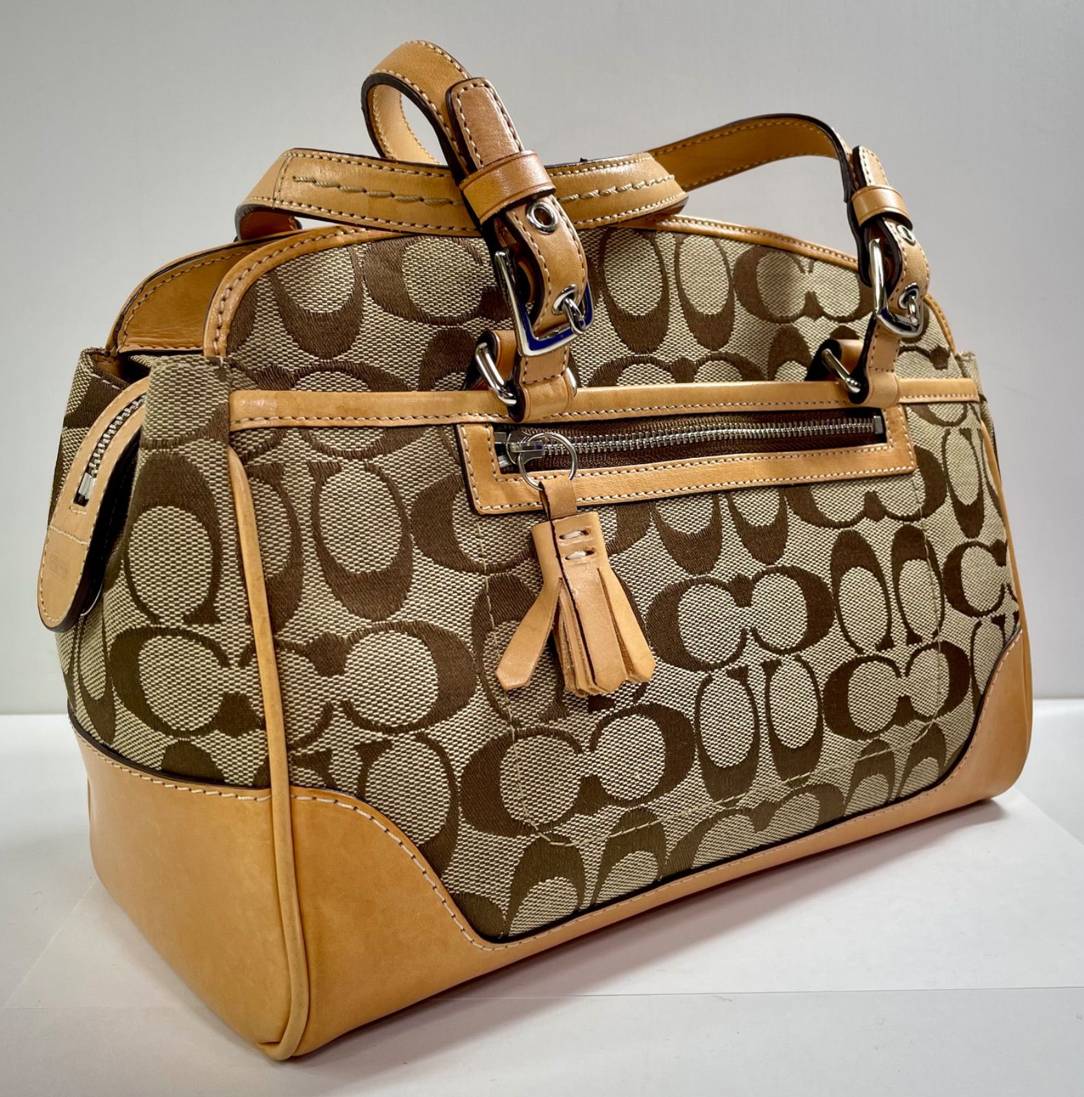 美品】COACH コーチ 6828 ハンドバッグ トートバッグ 美品】COACH コーチ 6828 ハンドバッグ トートバッグ