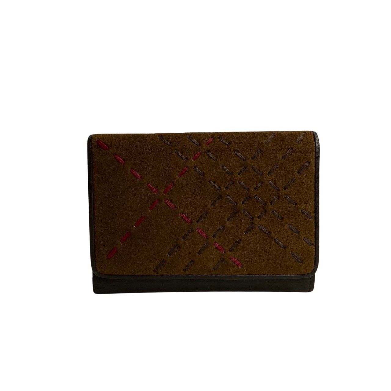 極 美品 レア BURBERRY バーバリー ロゴ チェック レザー