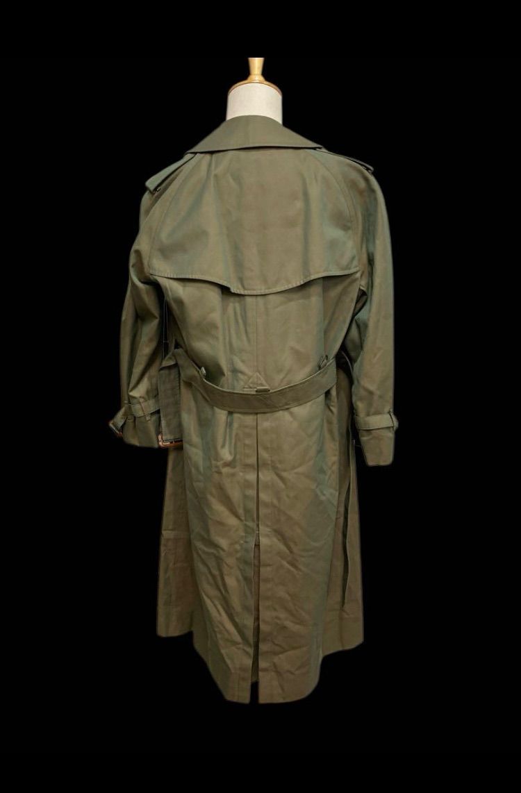 ★美品★BURBERRY★バーバリー★80s★一枚袖★トレンチコート★玉虫★M★ Burberry 玉虫色 ヴィンテージ トレンチコート 1枚 袖 菅田将暉も着用