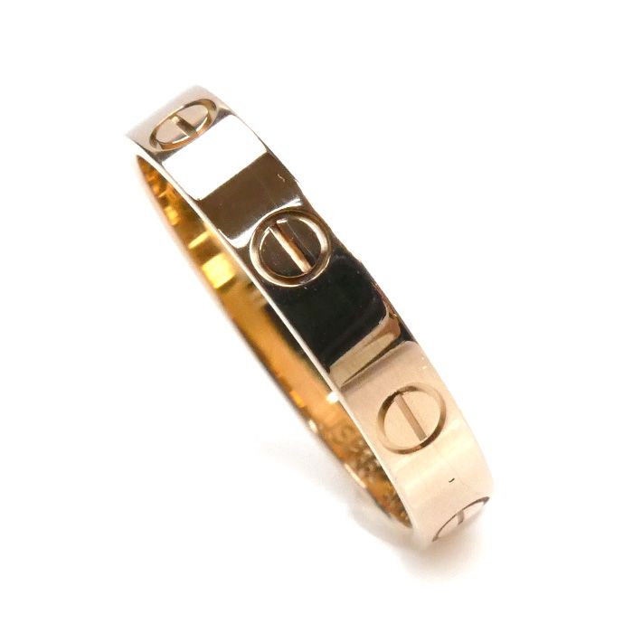 CARTIER カルティエ K18PG ピンクゴールド ミニラブ リング