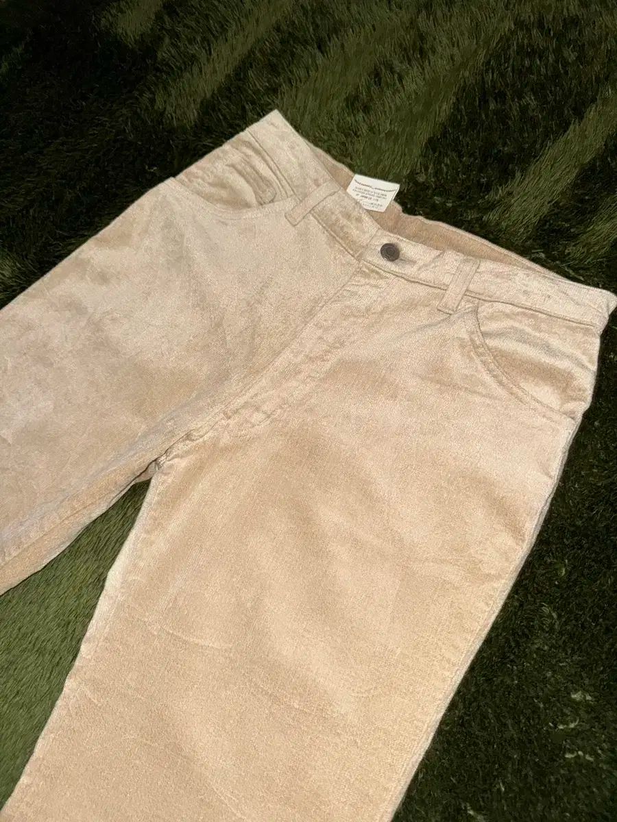 31 ラングラー 텍스쳐드 ブーツカット パンツ ベージュ MADE IN JAPAN
