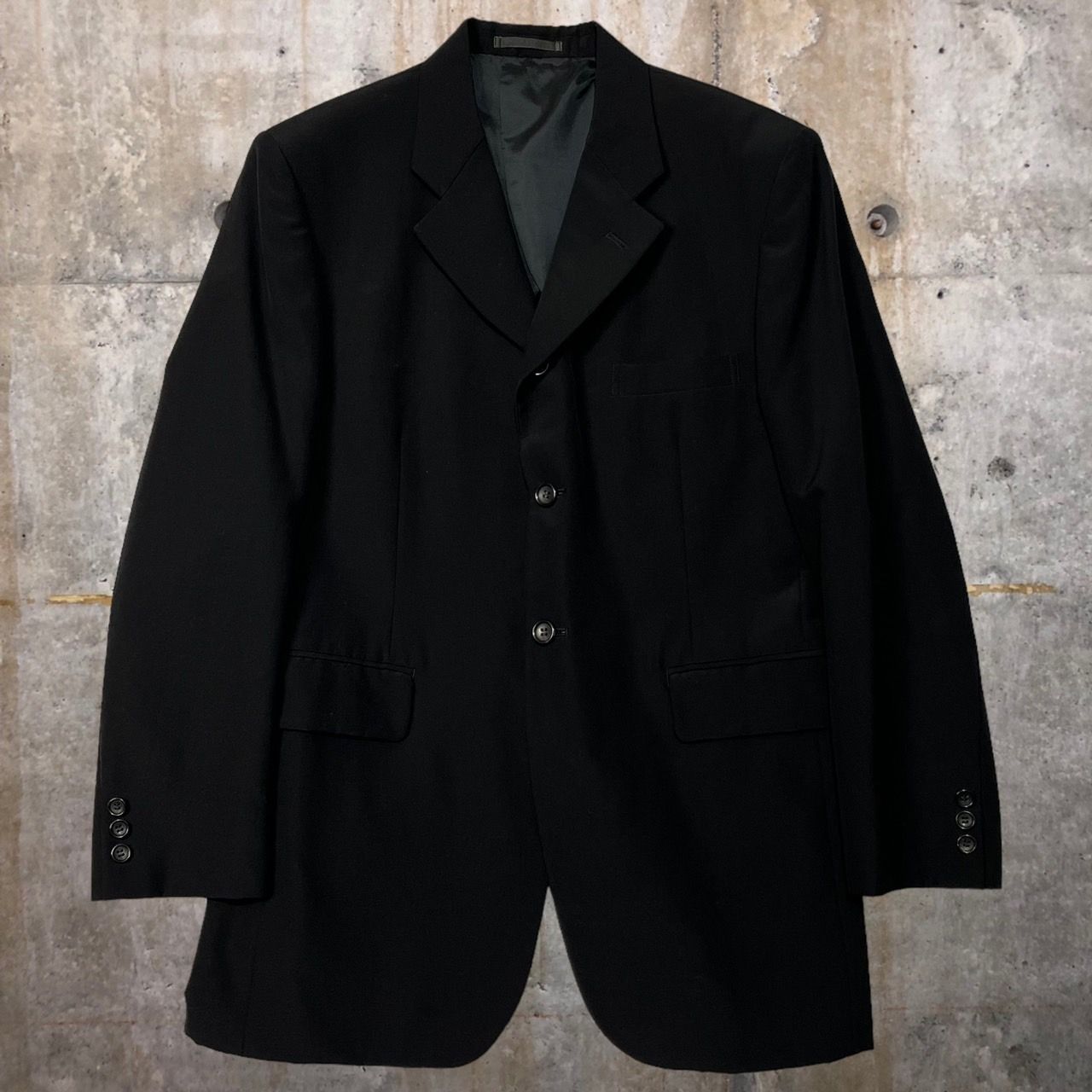00s コムデギャルソン　テーラードジャケット　3B モード　オールド　ブラック 中古・古着通販】BLACK COMME des GARCONS (ブラック