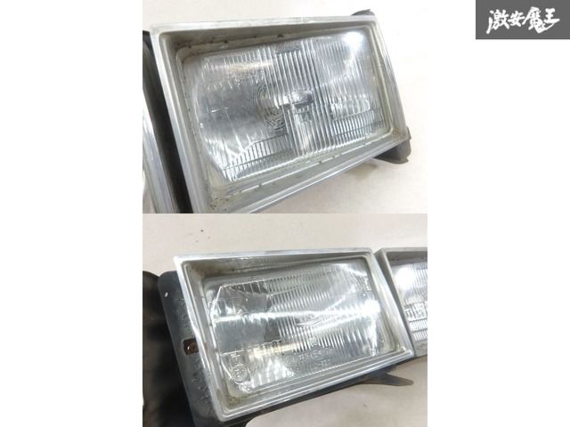 GX71 クレスタ　前期　角目　ヘッドライト トヨタ純正 GX71 クレスタ 前期 角目 4灯 ハロゲン ヘッドライト