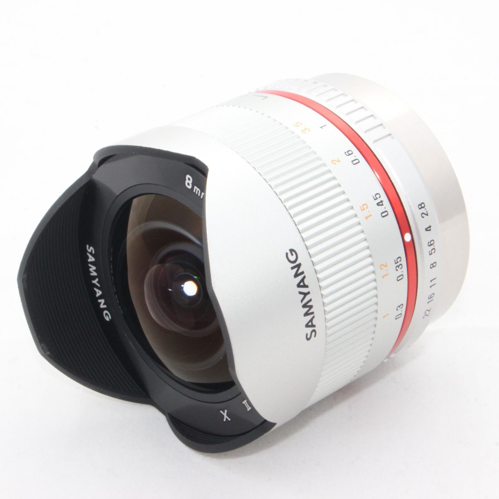 休日限定 SAMYANG 8m f2.8 FISHEYE II Xマウント 魚眼レンズ