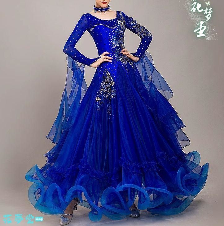 25年 ♥新色 社交ダンスドレス モダンダンス ホワイト レッド 華やかな オーダーメイド 撮影会 舞台 イベント 原野空間-97