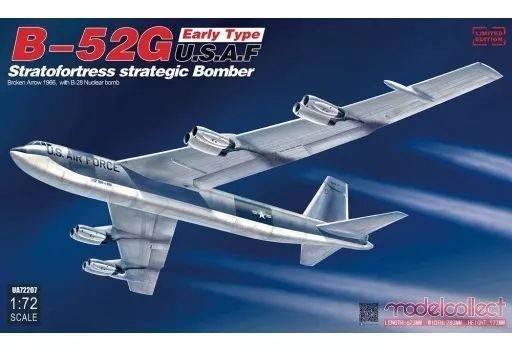 プラモデル 1/72 B-52G ストラトフォートレス 前期型 注文 w/B28核爆弾