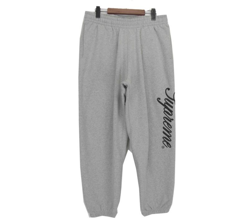 シュプリーム Supreme ■ 23AW 【 Raised Script Sweatpant 】 レイズド スクリプト ロゴ スウェット パンツ  w18648