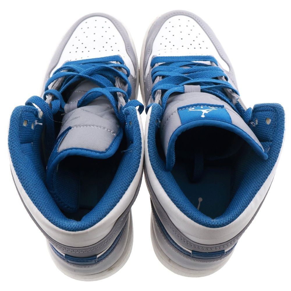 AIR JORDAN 1 MID TRUE BLUE DQ8426-014 エア Jordan 1 Mid True Blue Men's - DQ8426-014 - US
