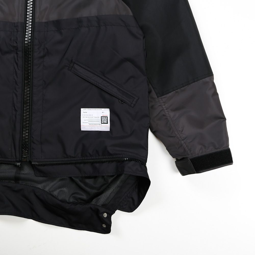 【Maison MIHARA YASUHIRO/メゾン ミハラヤスヒロ】Bottom Layerd Nylon Jacket / レイヤード  ナイロンジャケット / A10BL053【送料無料】