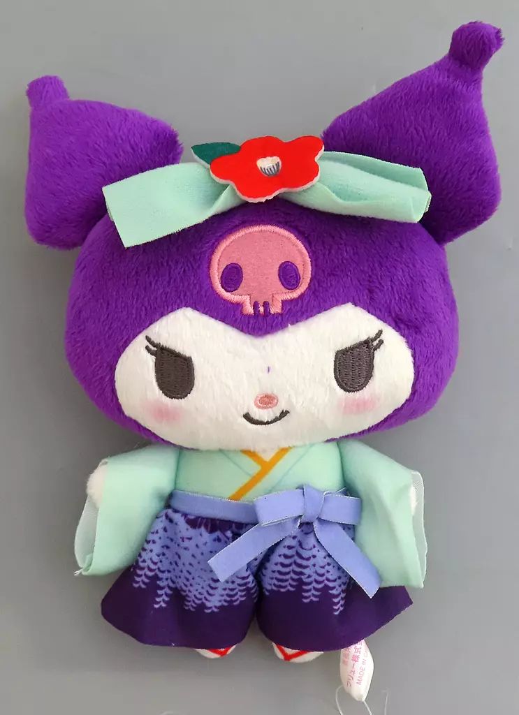 中古】ぬいぐるみ クロミ(B/青緑) 和風おめかしぬいぐるみ