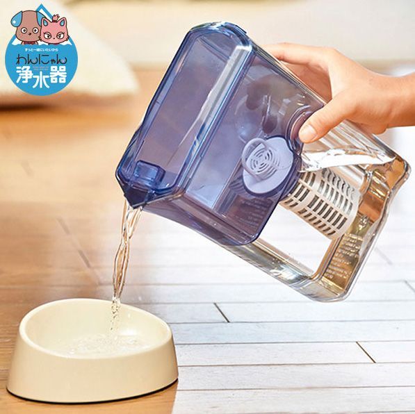 水道水を軟水化 尿結石から守るペット用浄水器
