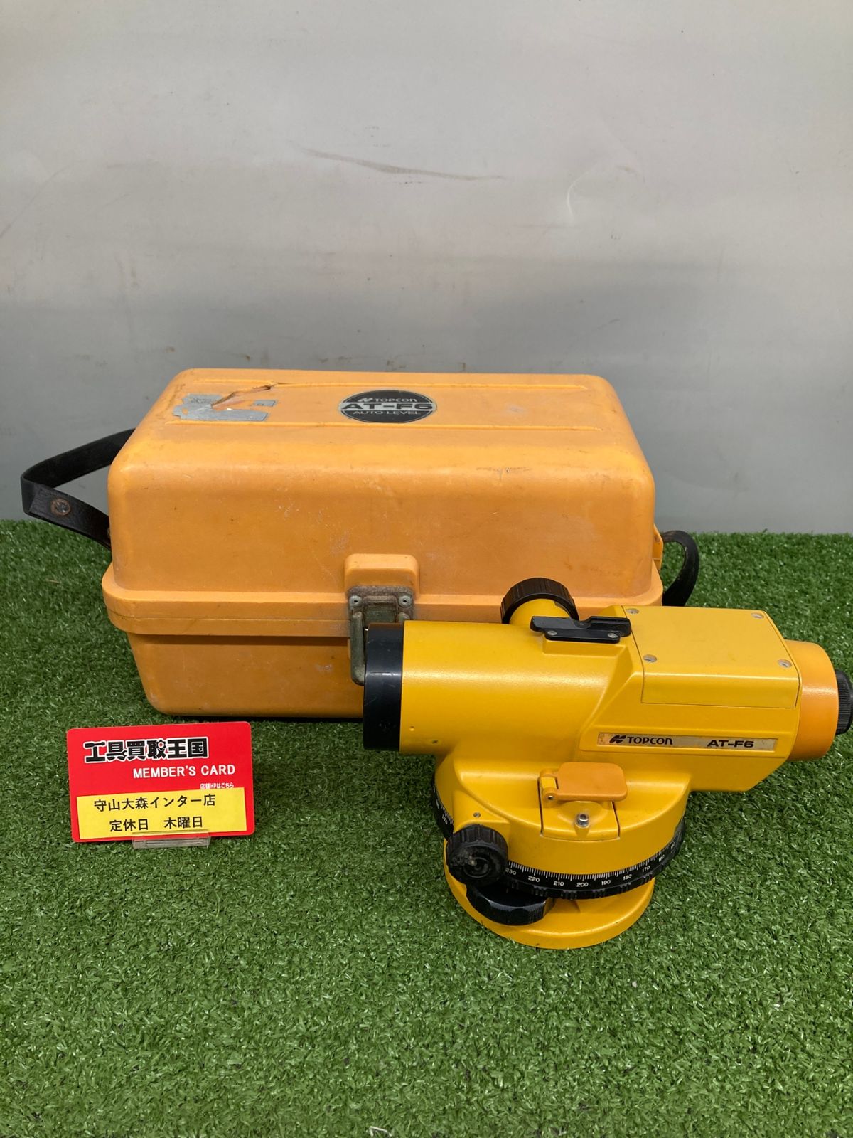 中古品】【0921】☆TOPCON(トプコン) オートレベル AT-F6 ITCOXAUCBCX0 中古品】【0921】☆TOPCON(トプコン) オートレベル AT-F6 ITCOXAUCBCX0