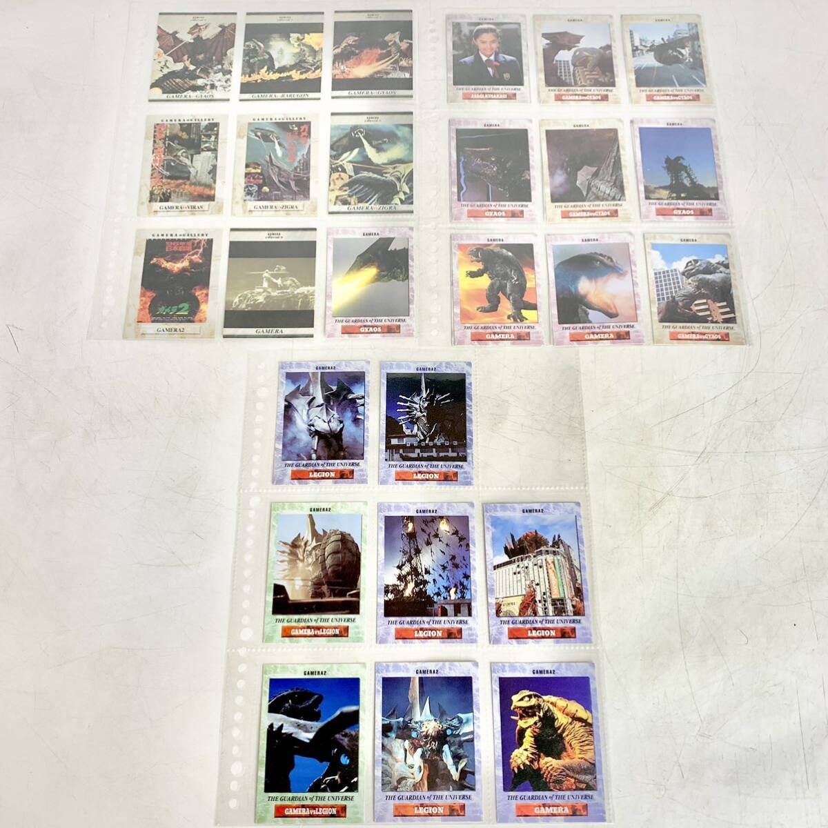 初版1996 ゴジラ　ガメラ　CARDDASS MASTERS まとめ 32枚 ガメラ バンダイ カードダスマスターズ 初版 まとめ セット 1996