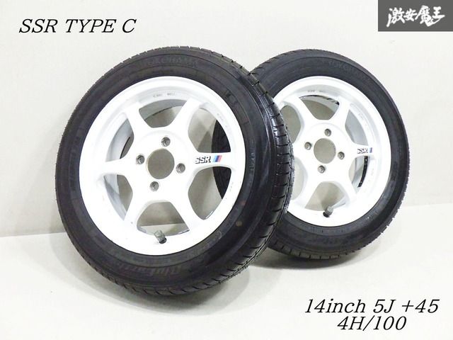 スピードスター SSR タイプC 14インチ 5J +45 4穴 PCD100