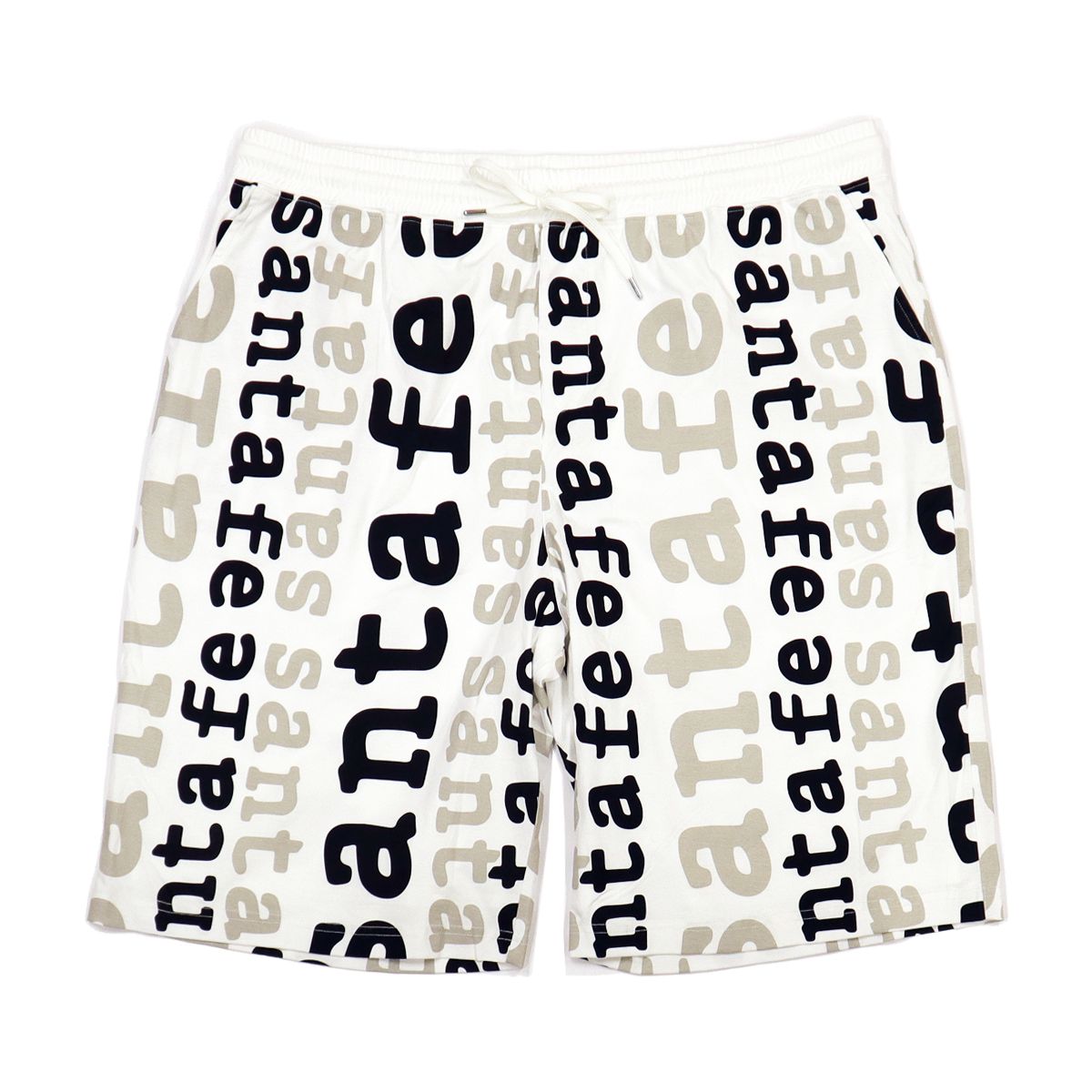santafe smooth print pants（白×黒ベージュ） - メルカリ