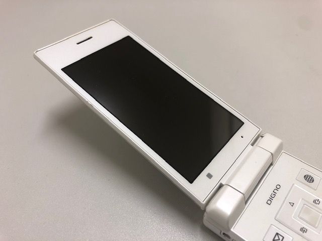 ソフトバンク701KC ガラホ softbank ホワイト dignoケータイ2