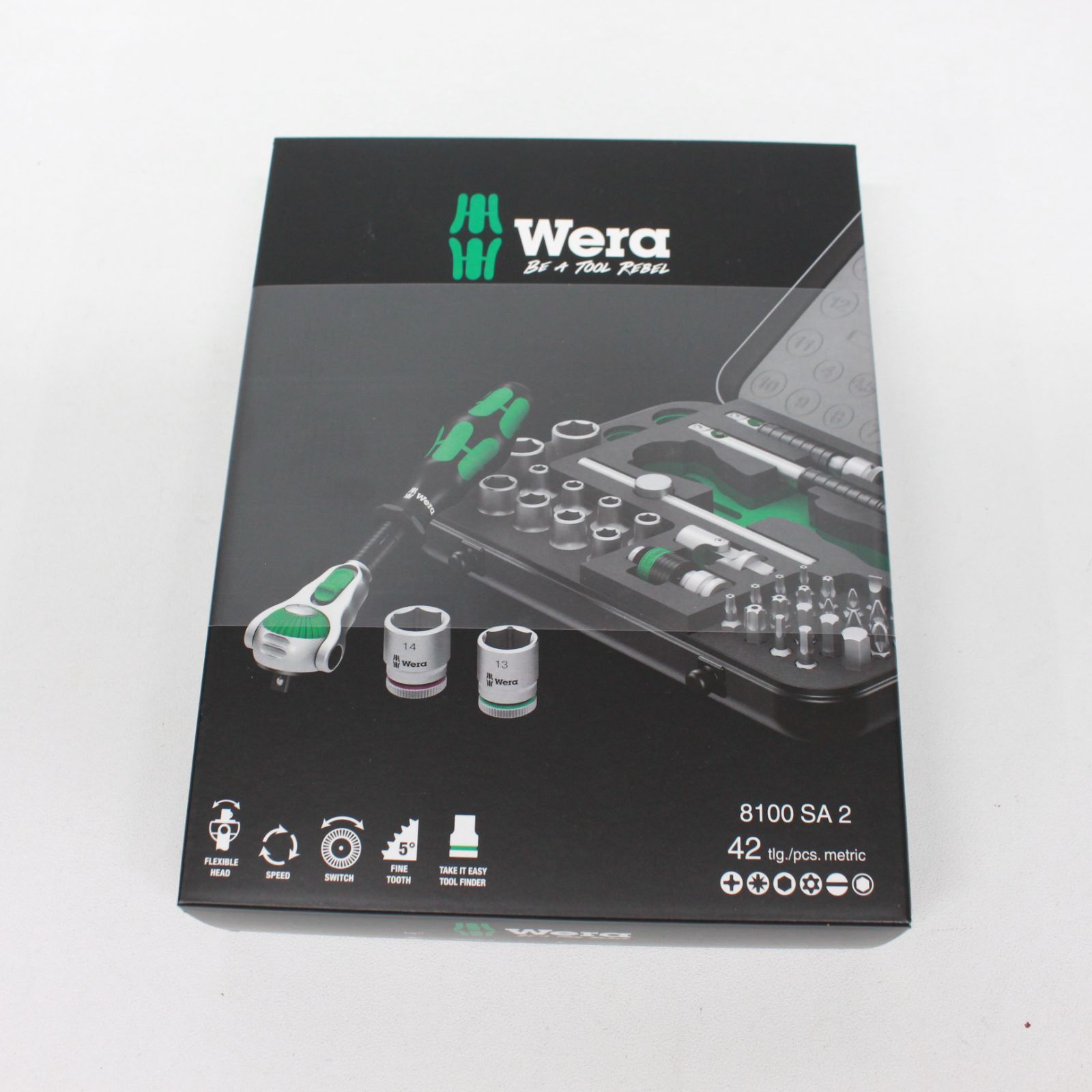 1397 Wera サイクロップラチェットセット 1 4 8100SA2