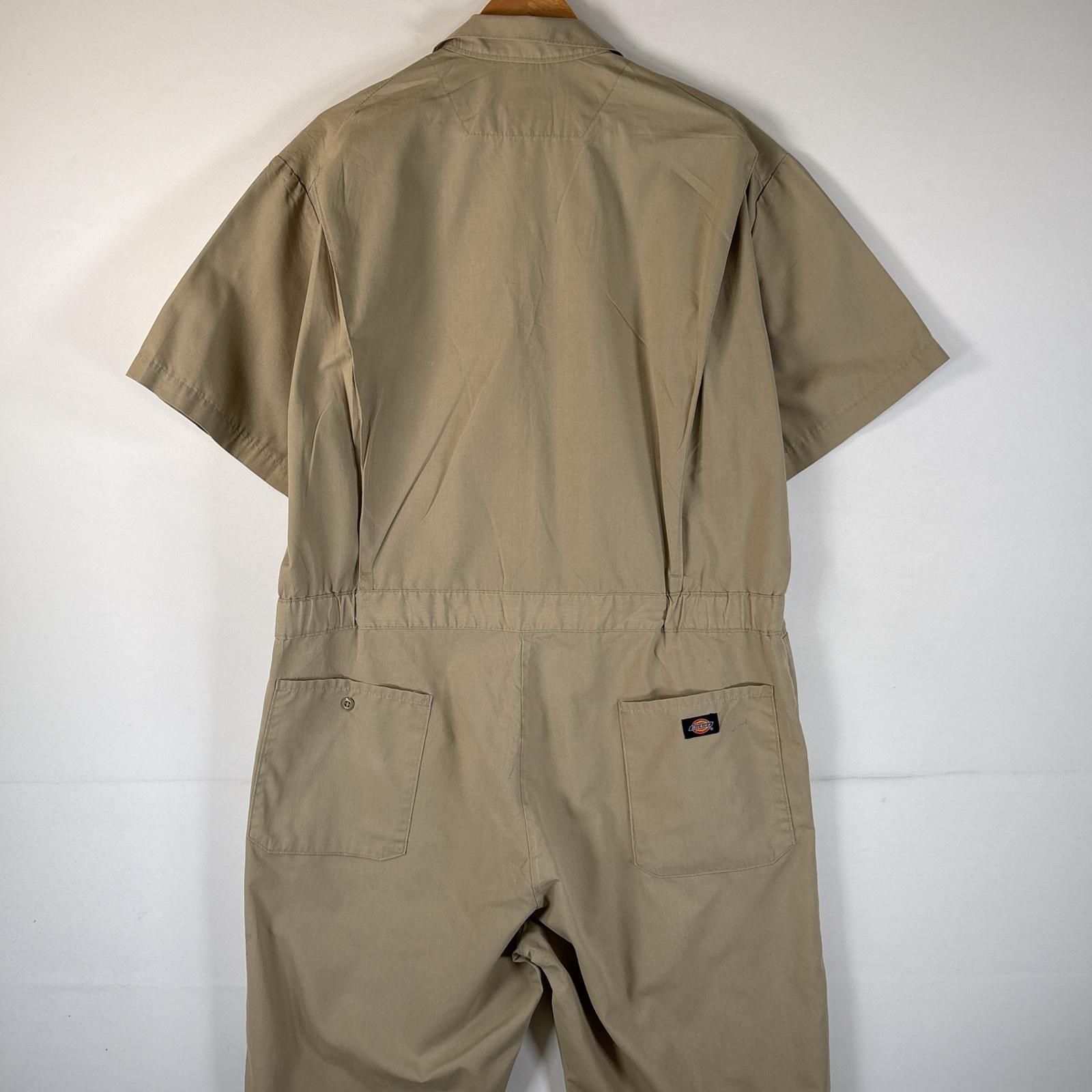 古着 ディッキーズ Dickies 半袖つなぎ オールインワン ワーク